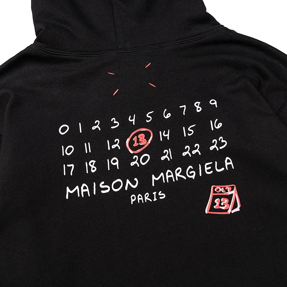Maison Margiela Numeric Logo Cotton Hoodie D9015563 — view 6