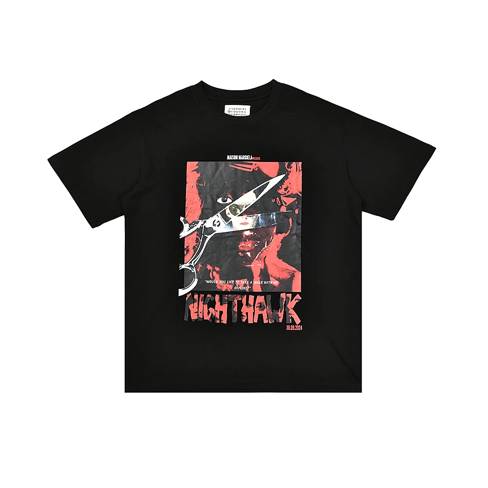 Nighthawk Graphic Print Cotton T-Shirt D4815611 — view 2