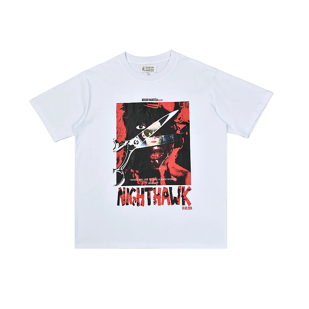 Nighthawk Graphic Print Cotton T-Shirt D4815611 — view 4