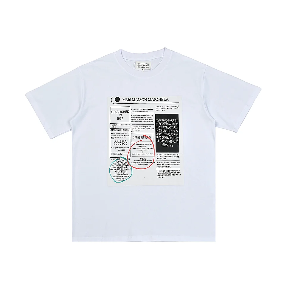 MM6 Maison Margiela Newspaper Print T-Shirt D4815608 — view 4