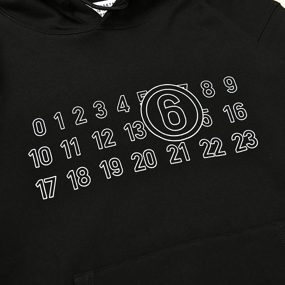 Numeric Logo Cotton Hoodie D9015557 — view 3