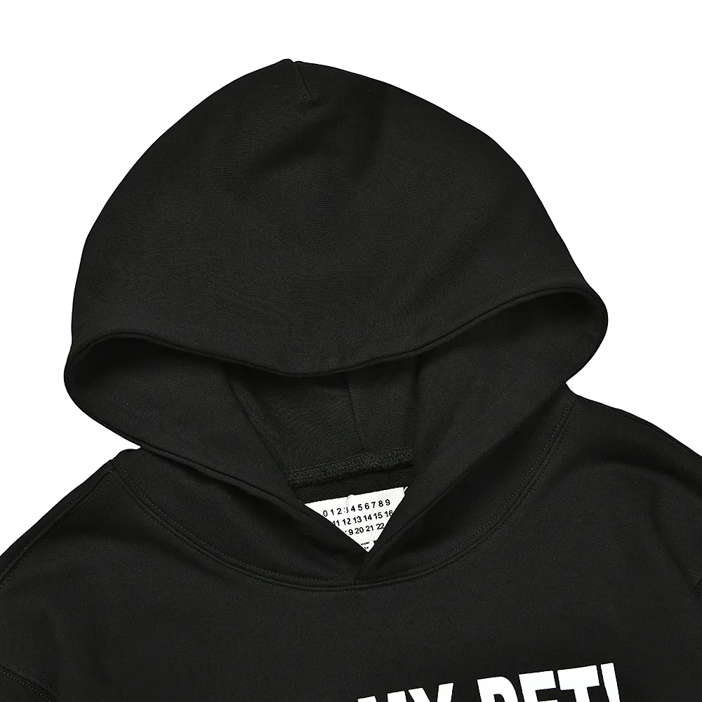 MM6 Graphic Print Cotton Hoodie D9015552 — view 5