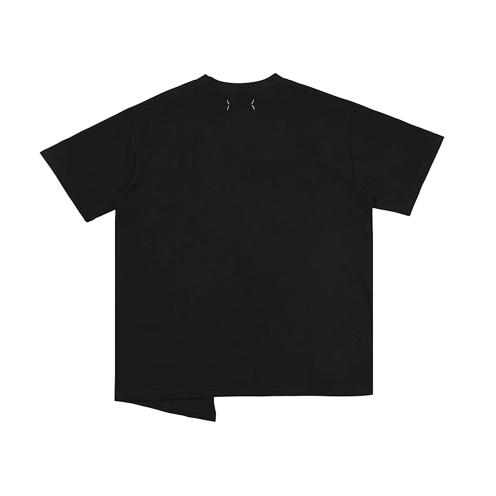 Logo Print Asymmetric Cotton T-Shirt D5515619 — view 2