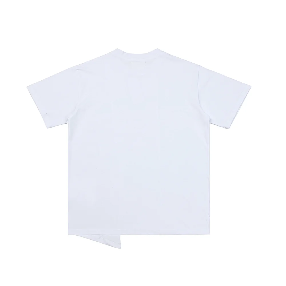 Logo Print Asymmetric Cotton T-Shirt D5515619 — view 5