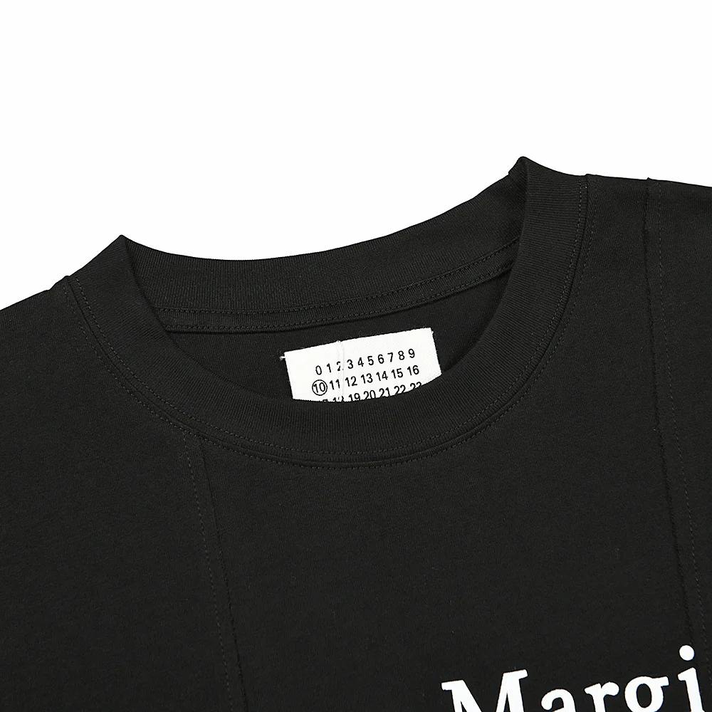 Logo Print Asymmetric Cotton T-Shirt D5515619 — view 8