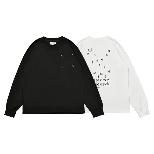 Maison Margiela Numeric Logo Long-Sleeve T-Shirt D7015550