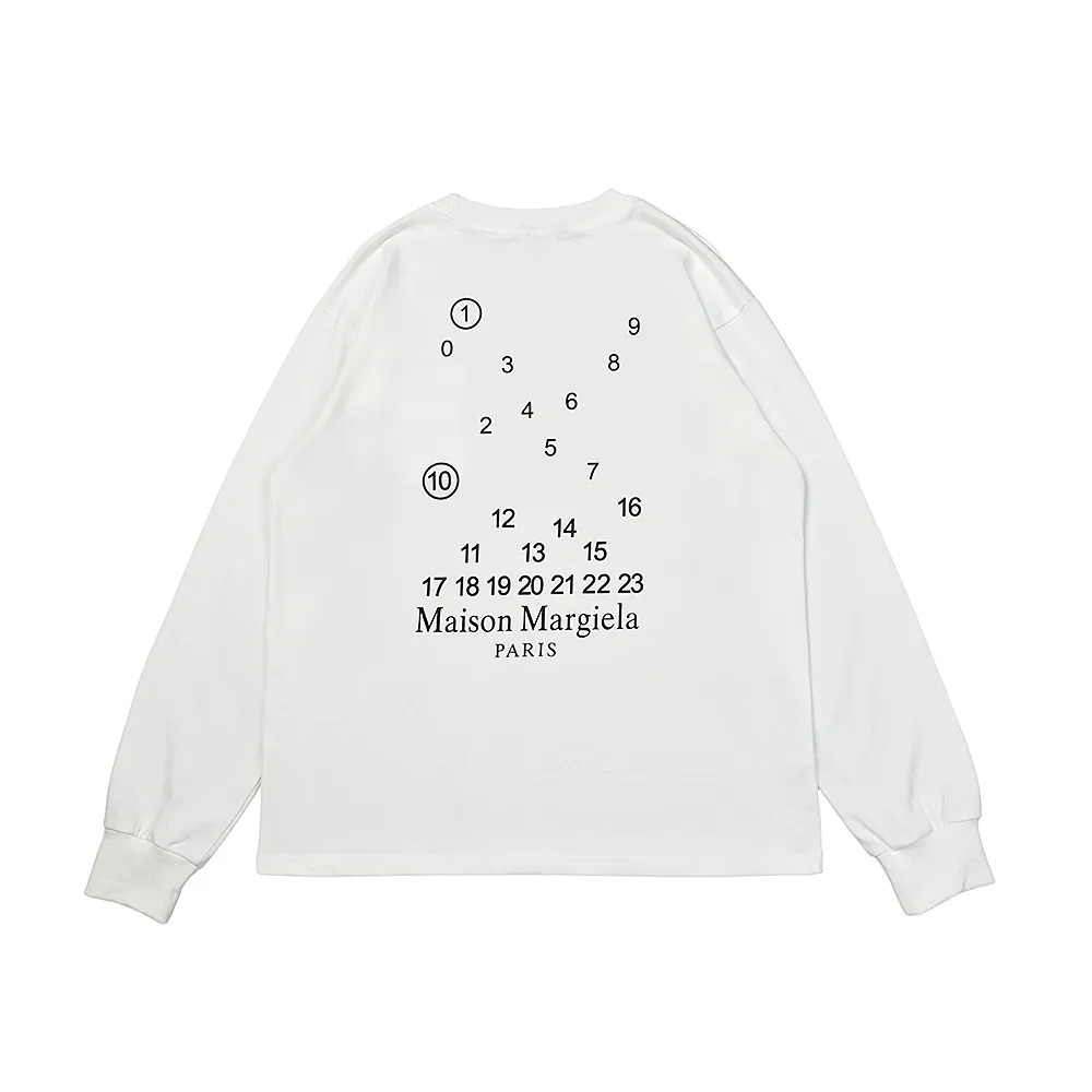 Maison Margiela Numeric Logo Long-Sleeve T-Shirt D7015550 — view 5