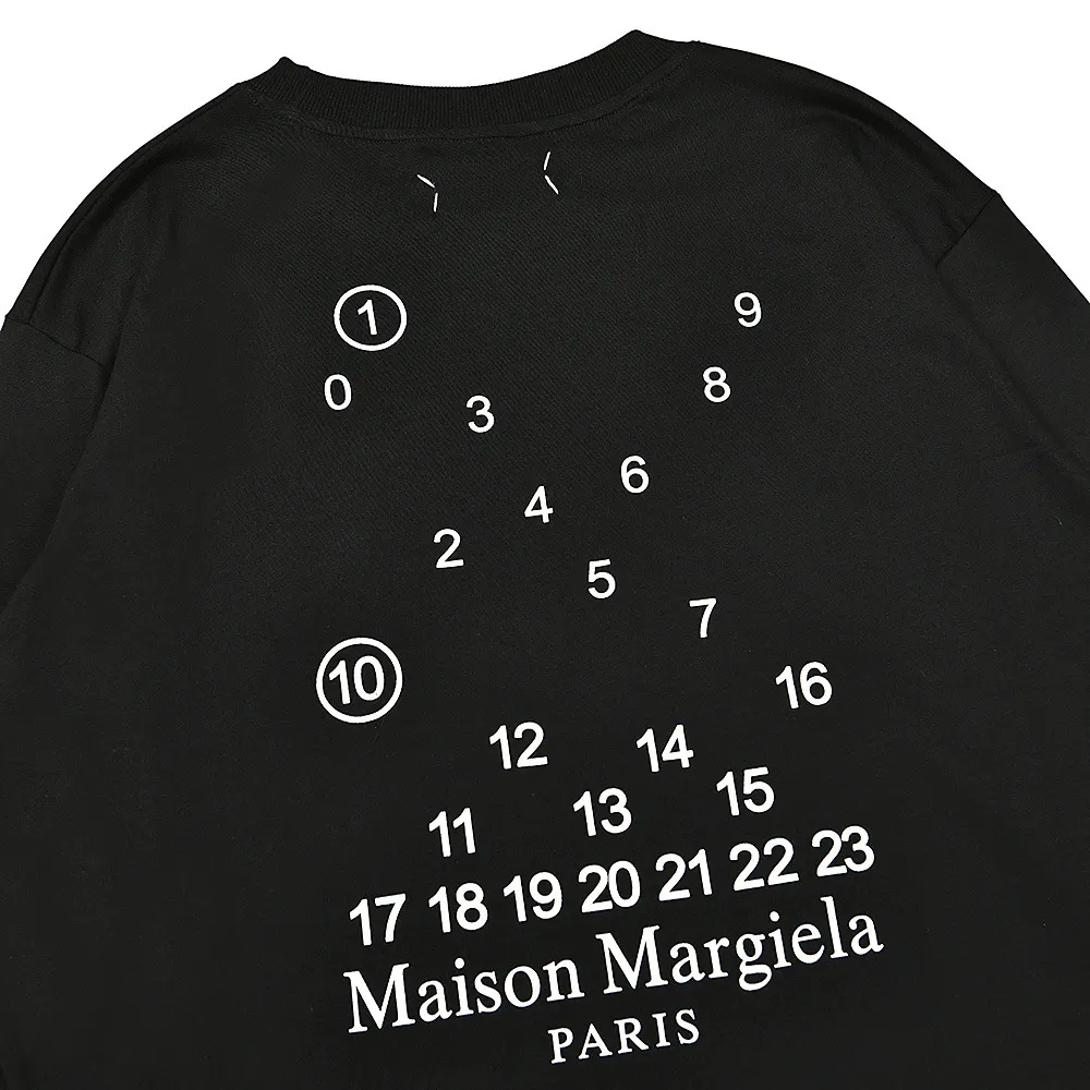Maison Margiela Numeric Logo Long-Sleeve T-Shirt D7015550 — view 6
