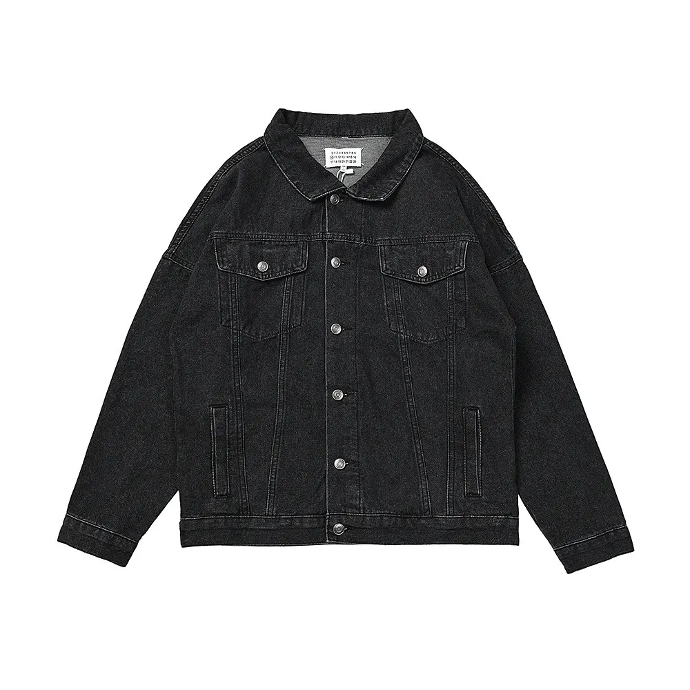 Oversized Washed Denim Jacket D11915549