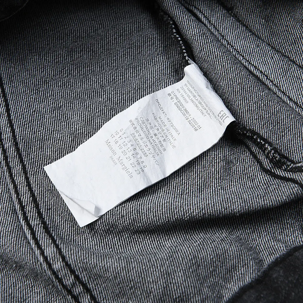 Oversized Washed Denim Jacket D11915549 — view 6
