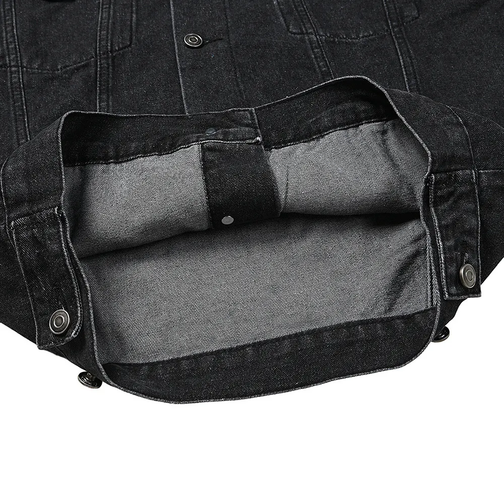 Oversized Washed Denim Jacket D11915549 — view 7