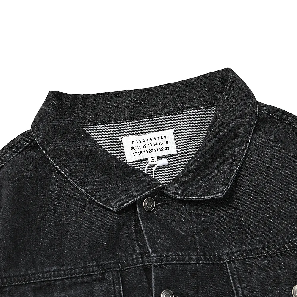Oversized Washed Denim Jacket D11915549 — view 9