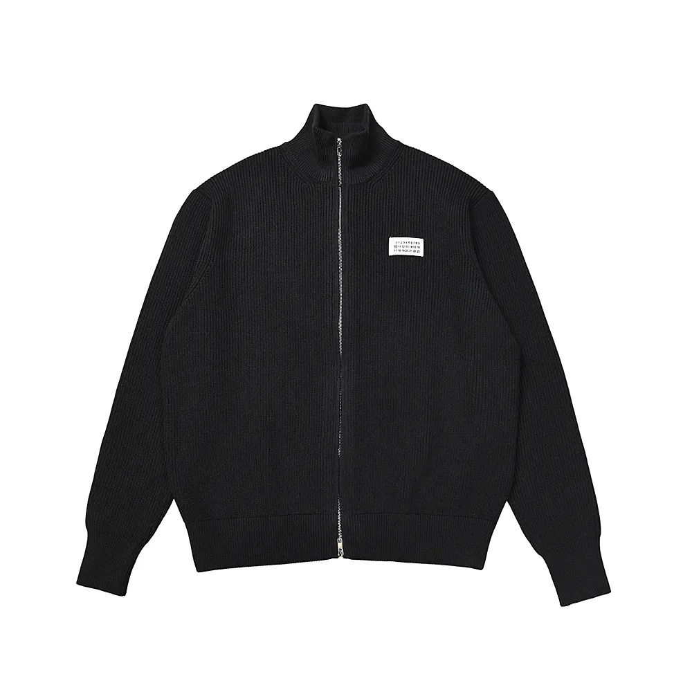 Ribbed Knit Zip-Up Cardigan D10915548 — view 2