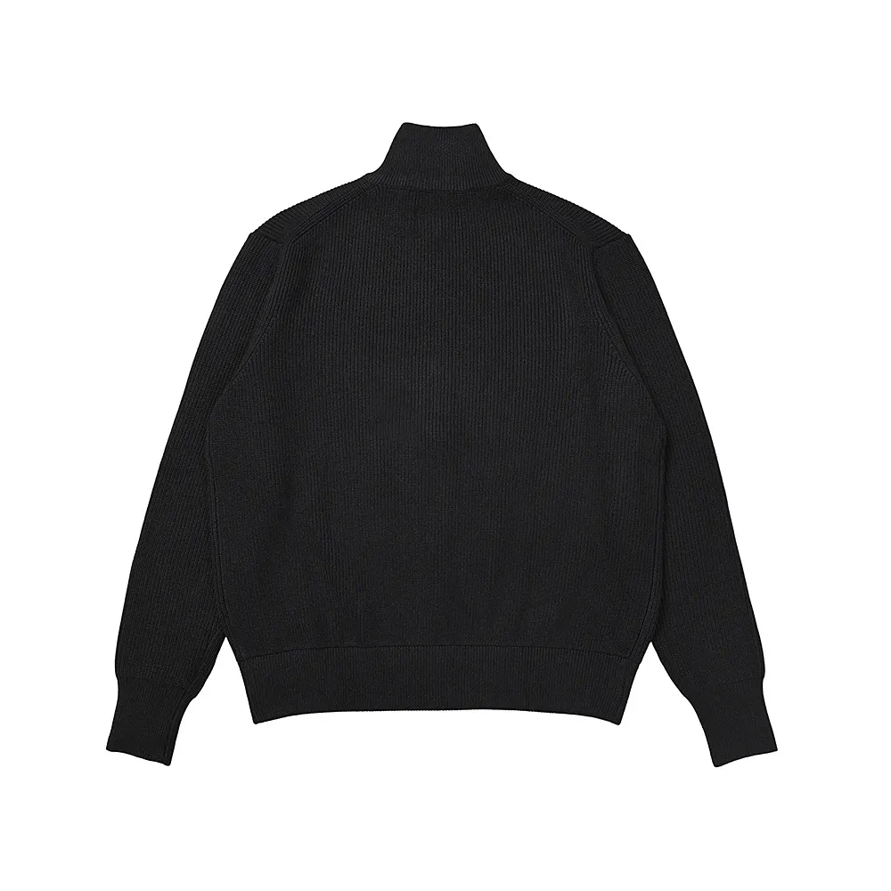 Ribbed Knit Zip-Up Cardigan D10915548 — view 3