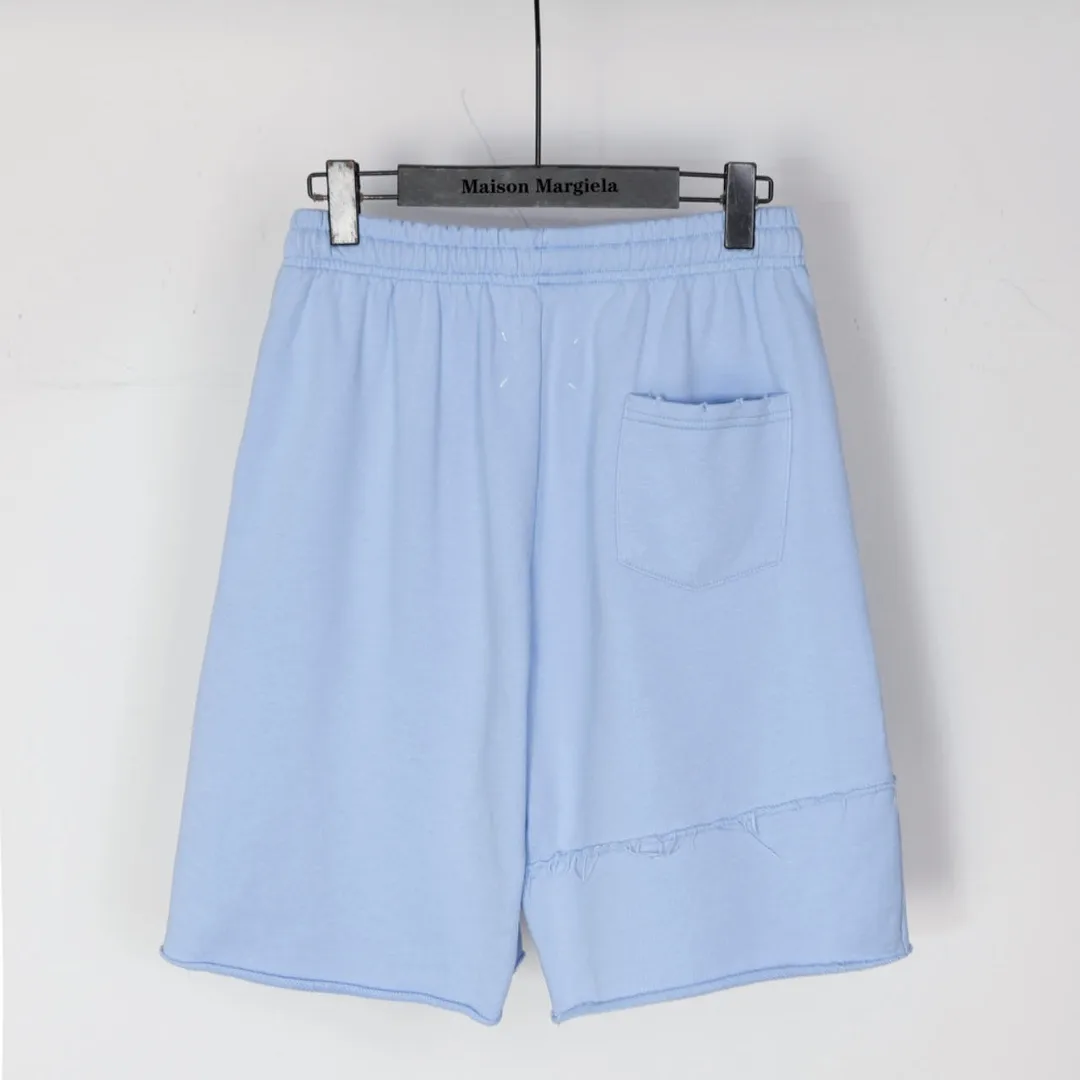 Logo-Embroidered Panelled Cotton-Jersey Shorts D19012839 — view 2