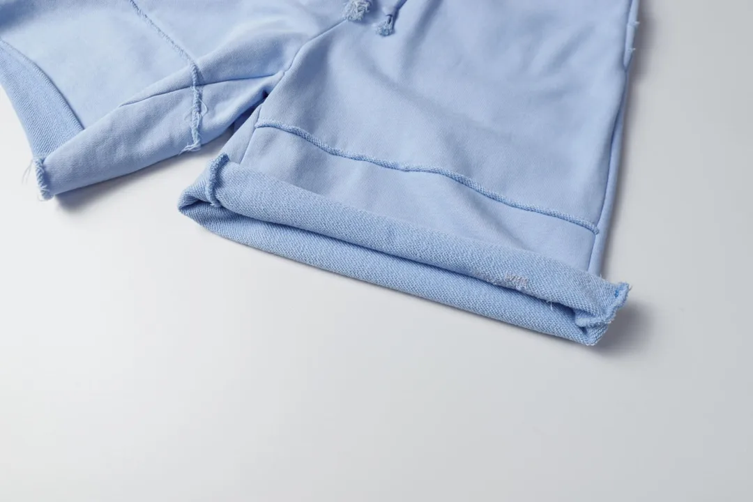 Logo-Embroidered Panelled Cotton-Jersey Shorts D19012839 — view 9