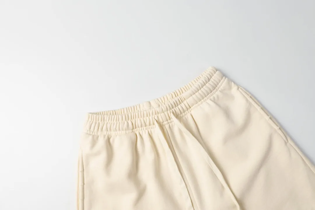 Logo-Embroidered Distressed Cotton-Jersey Shorts D19012838 — view 3