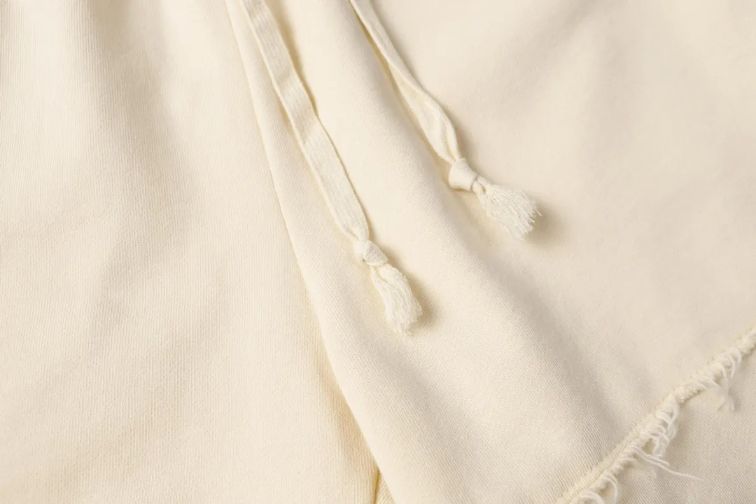 Logo-Embroidered Distressed Cotton-Jersey Shorts D19012838 — view 5