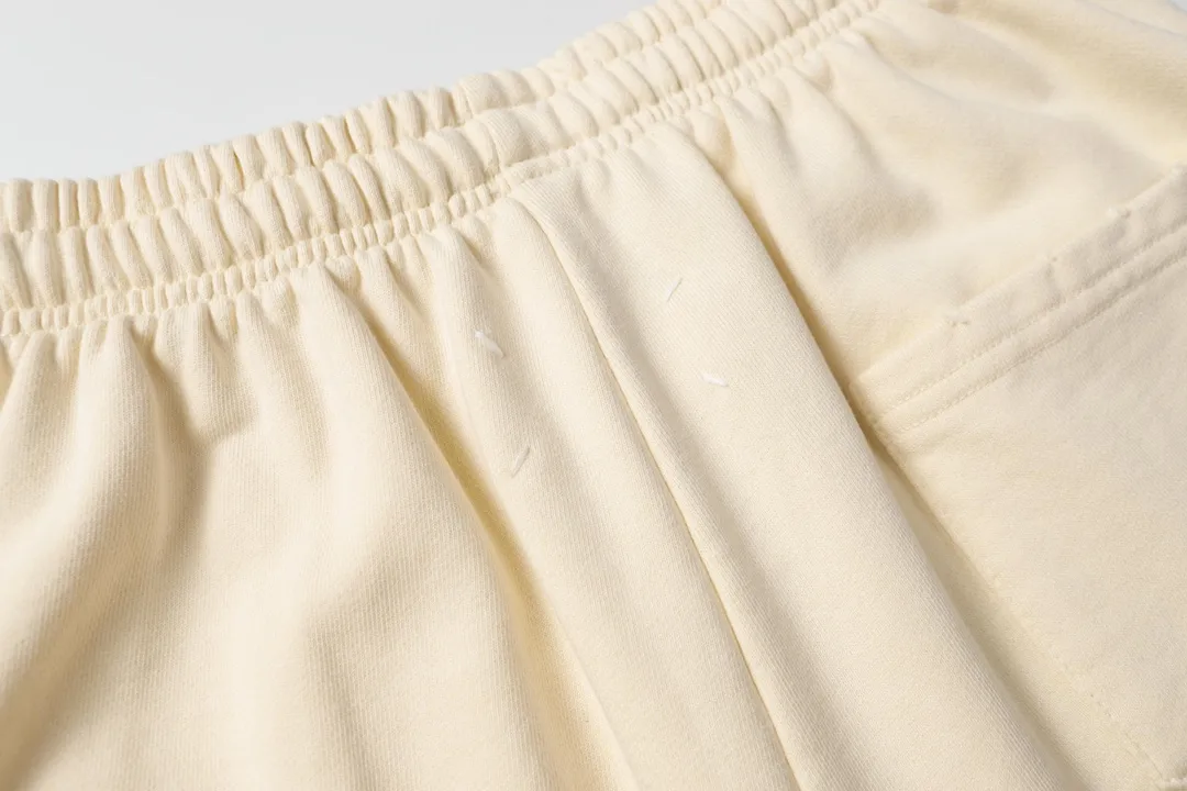 Logo-Embroidered Distressed Cotton-Jersey Shorts D19012838 — view 6