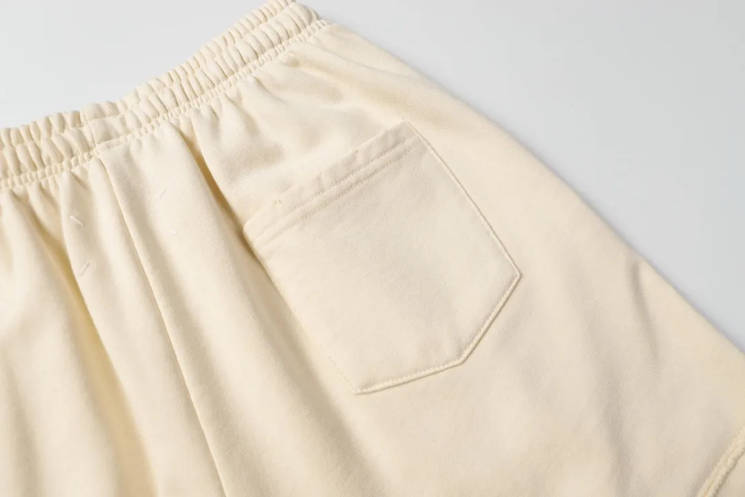 Logo-Embroidered Distressed Cotton-Jersey Shorts D19012838 — view 7