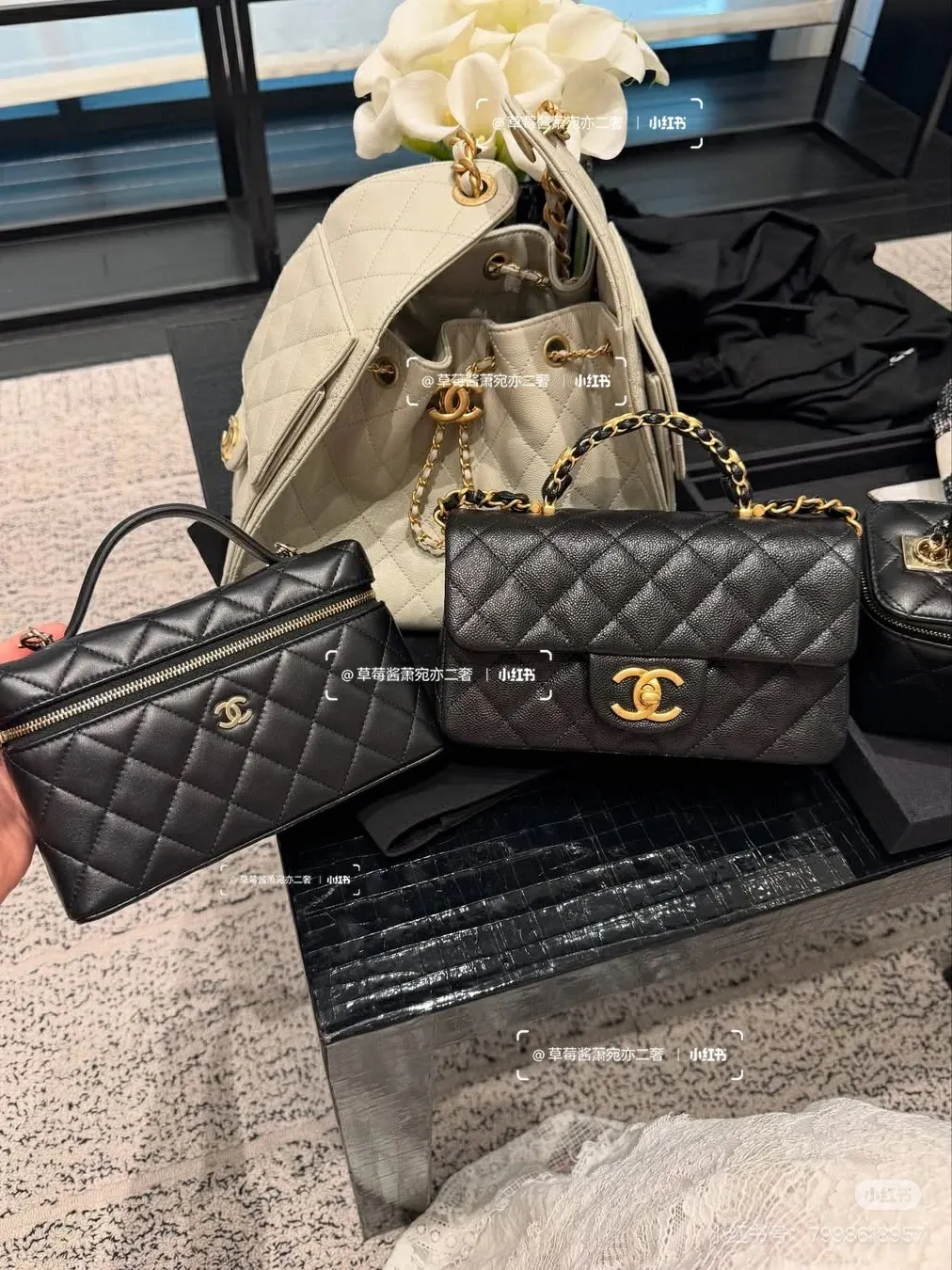 Chanel 25B CF Mini Top Handle Bag D28516124 — view 6