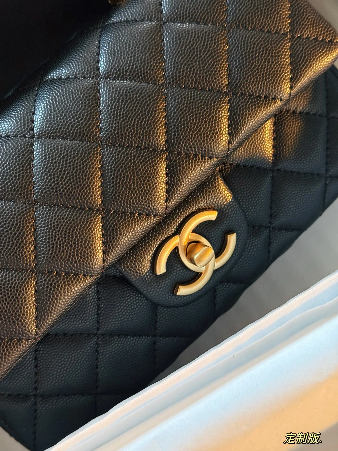 Chanel 23B CF Mini Top-Handle Bag D28516125 — view 3