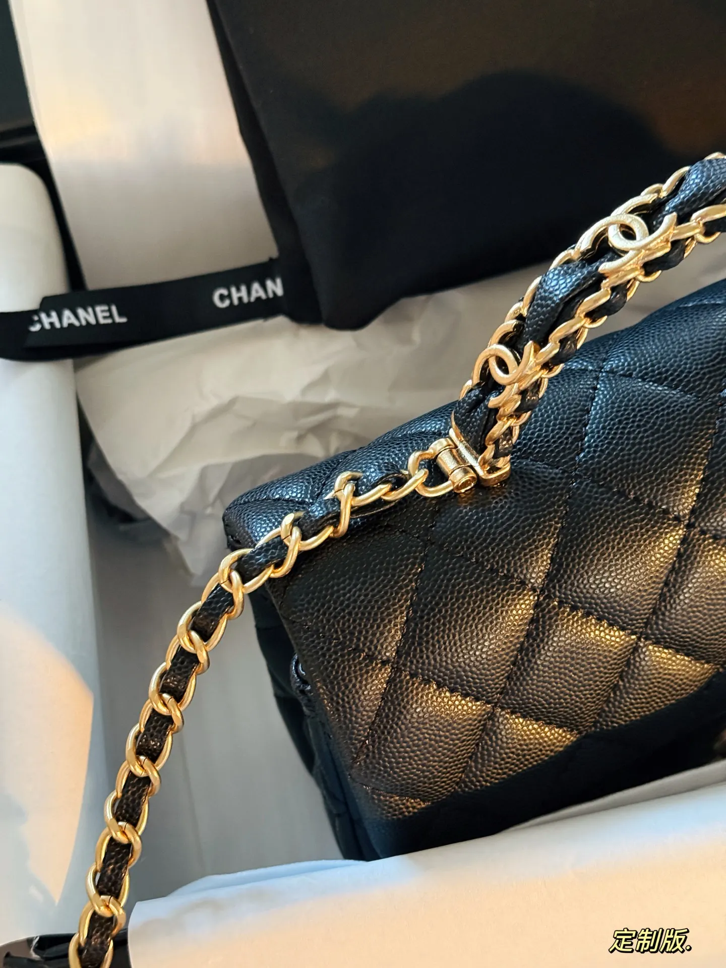 Chanel 23B CF Mini Top-Handle Bag D28516125 — view 4