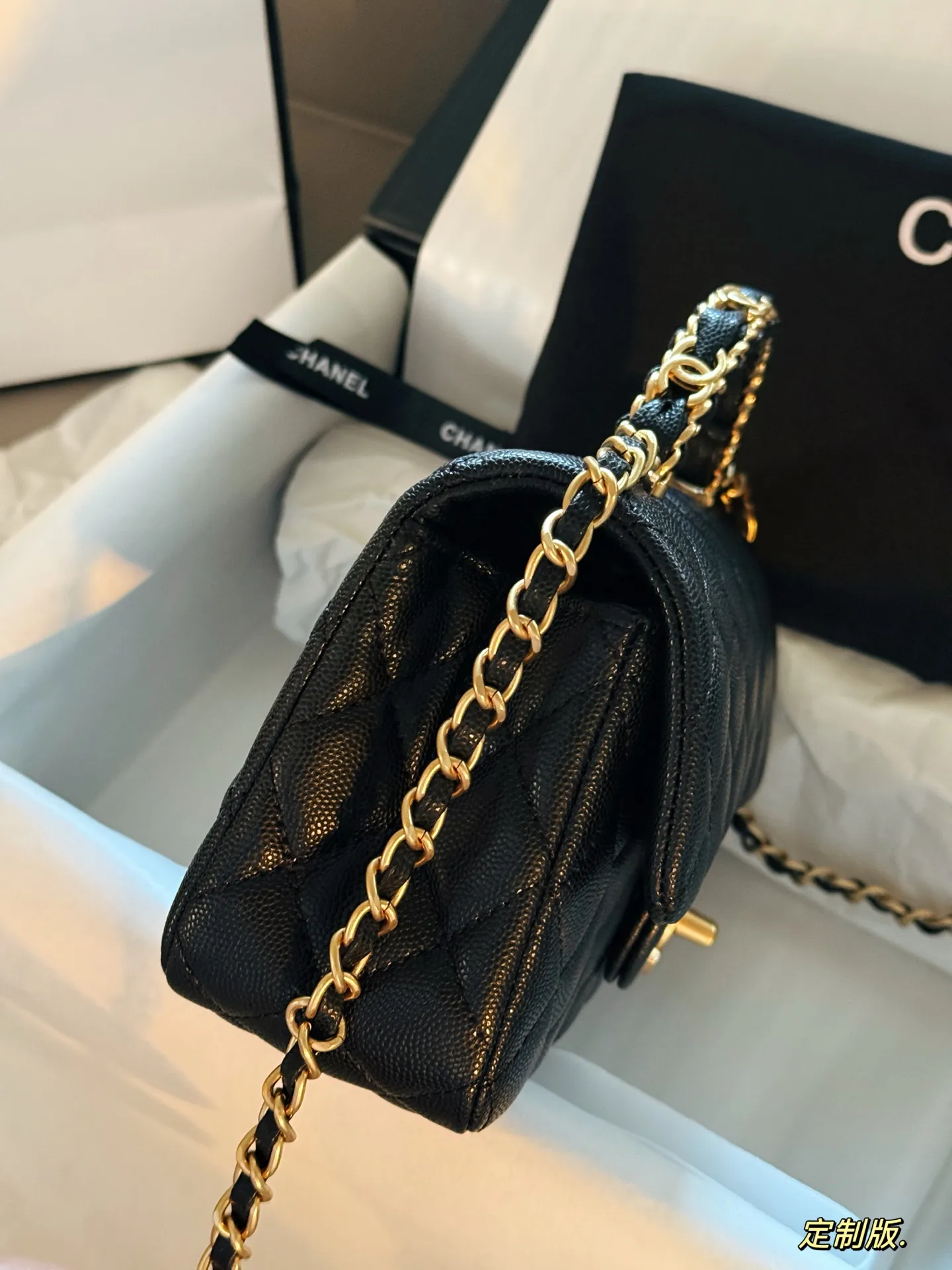 Chanel 23B CF Mini Top-Handle Bag D28516125 — view 5