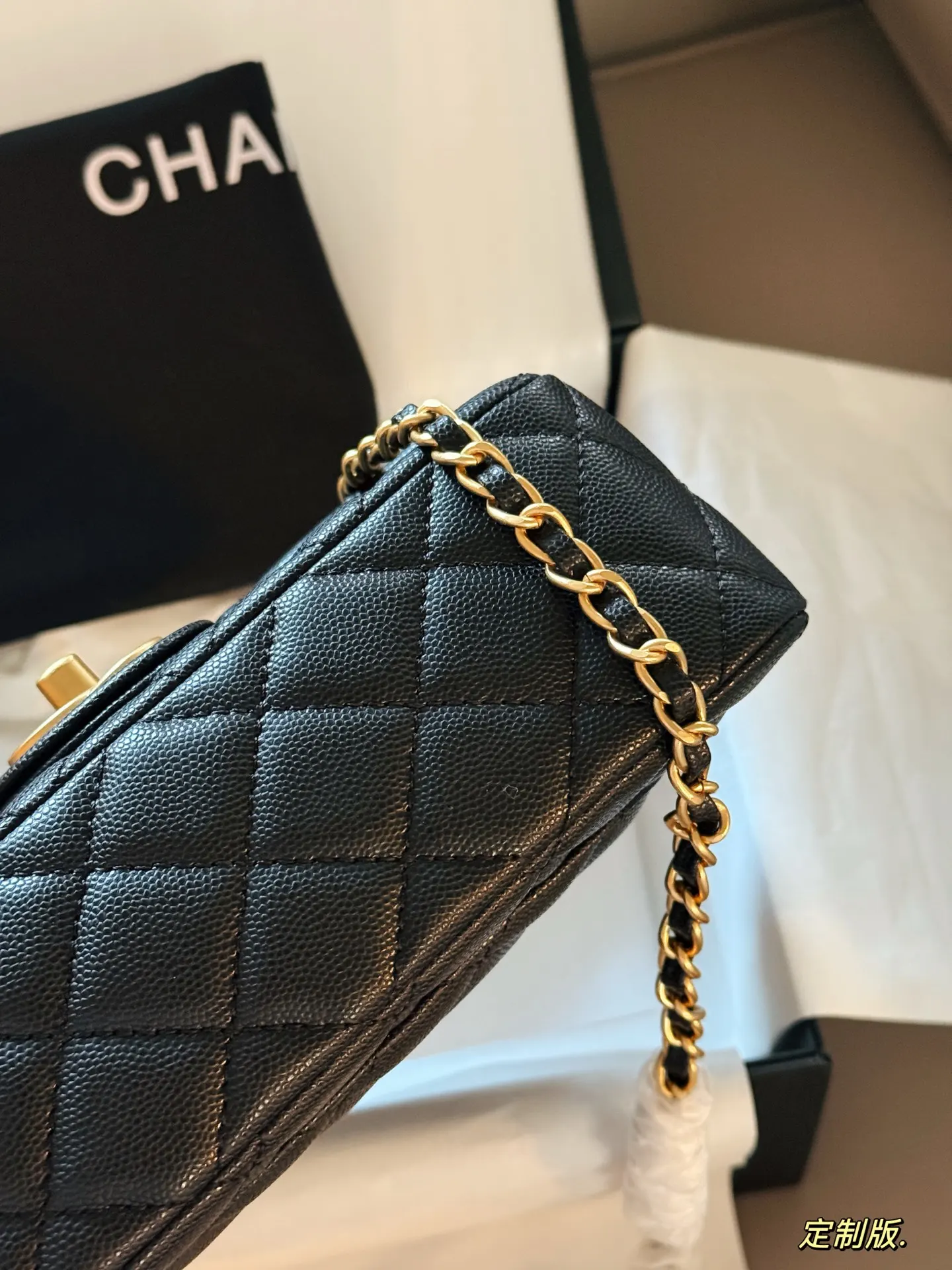 Chanel 23B CF Mini Top-Handle Bag D28516125 — view 7