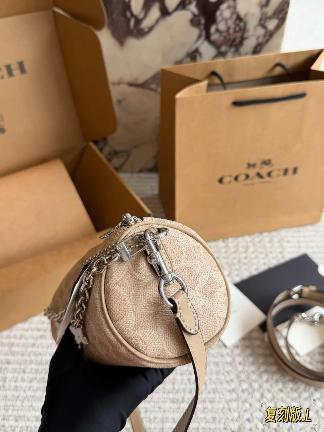 Coach Mini Boston Pillow Bag D27016131 — view 4