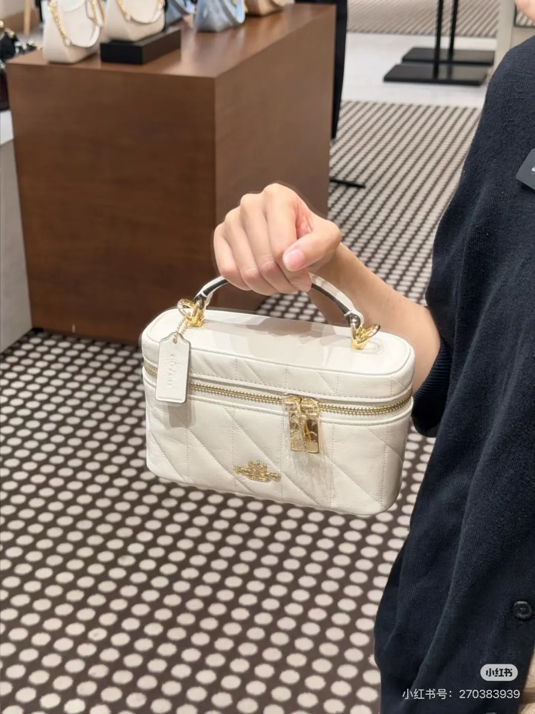 Coach Quilted Box Bag D27516132 — view 2