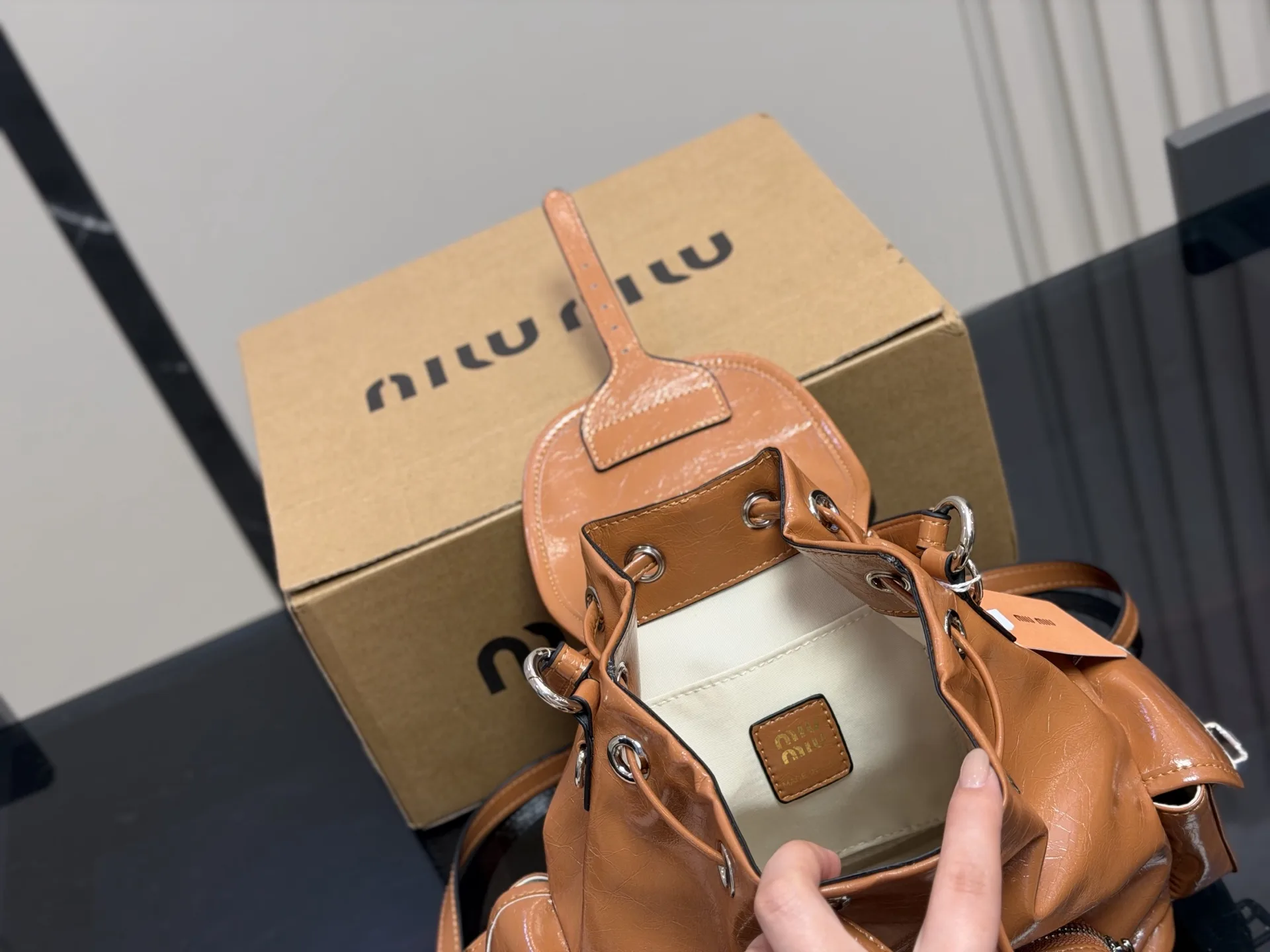 Miu Miu SS25 Mini Backpack D37016498 — view 4
