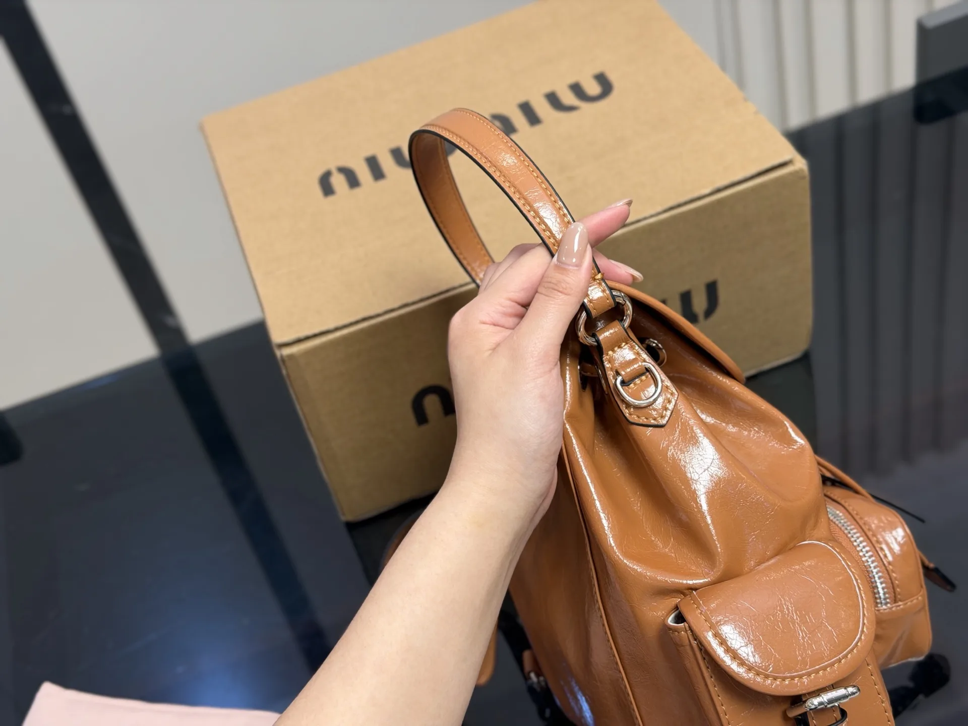 Miu Miu SS25 Mini Backpack D37016498 — view 6