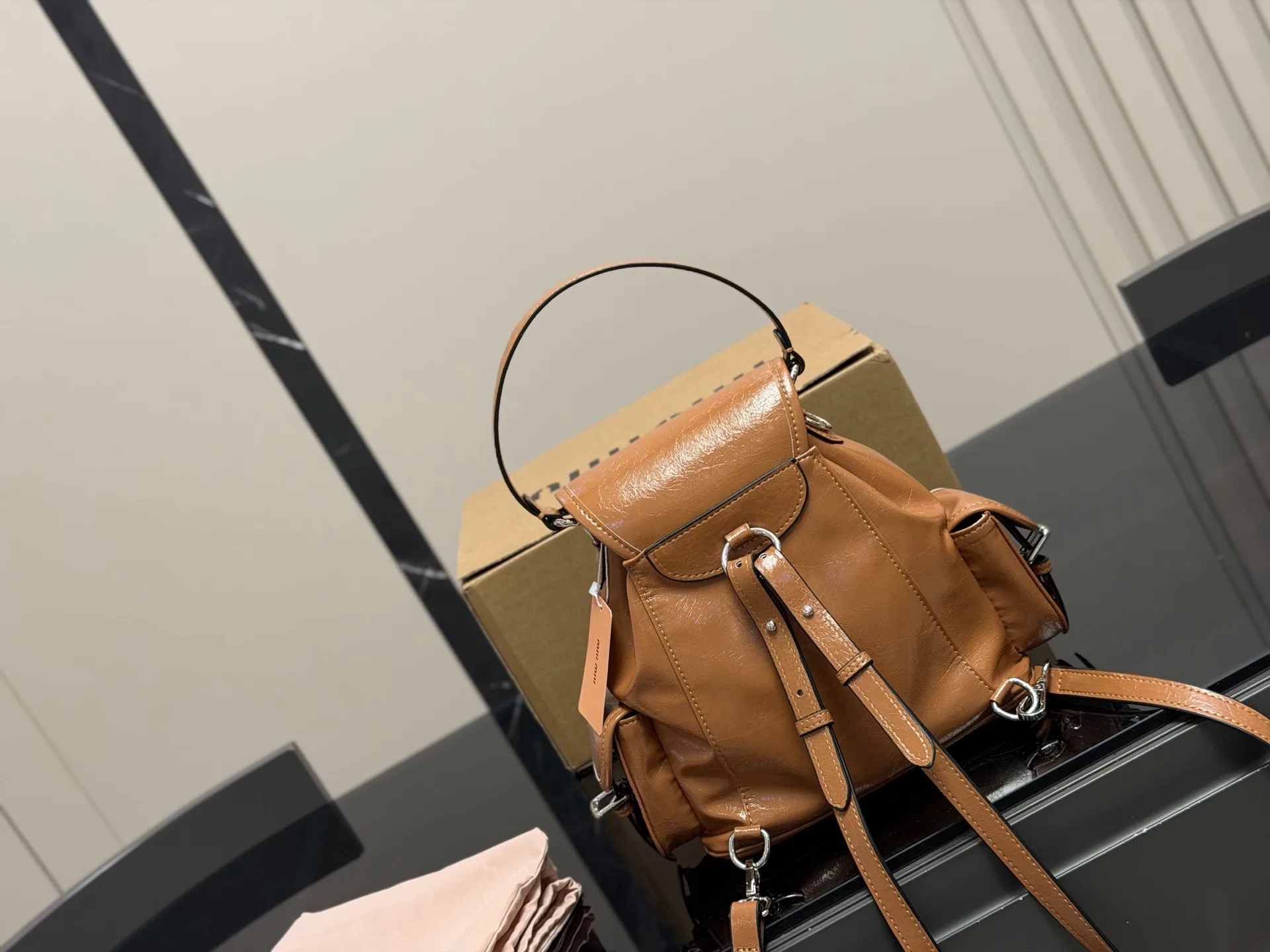 Miu Miu SS25 Mini Backpack D37016498 — view 7