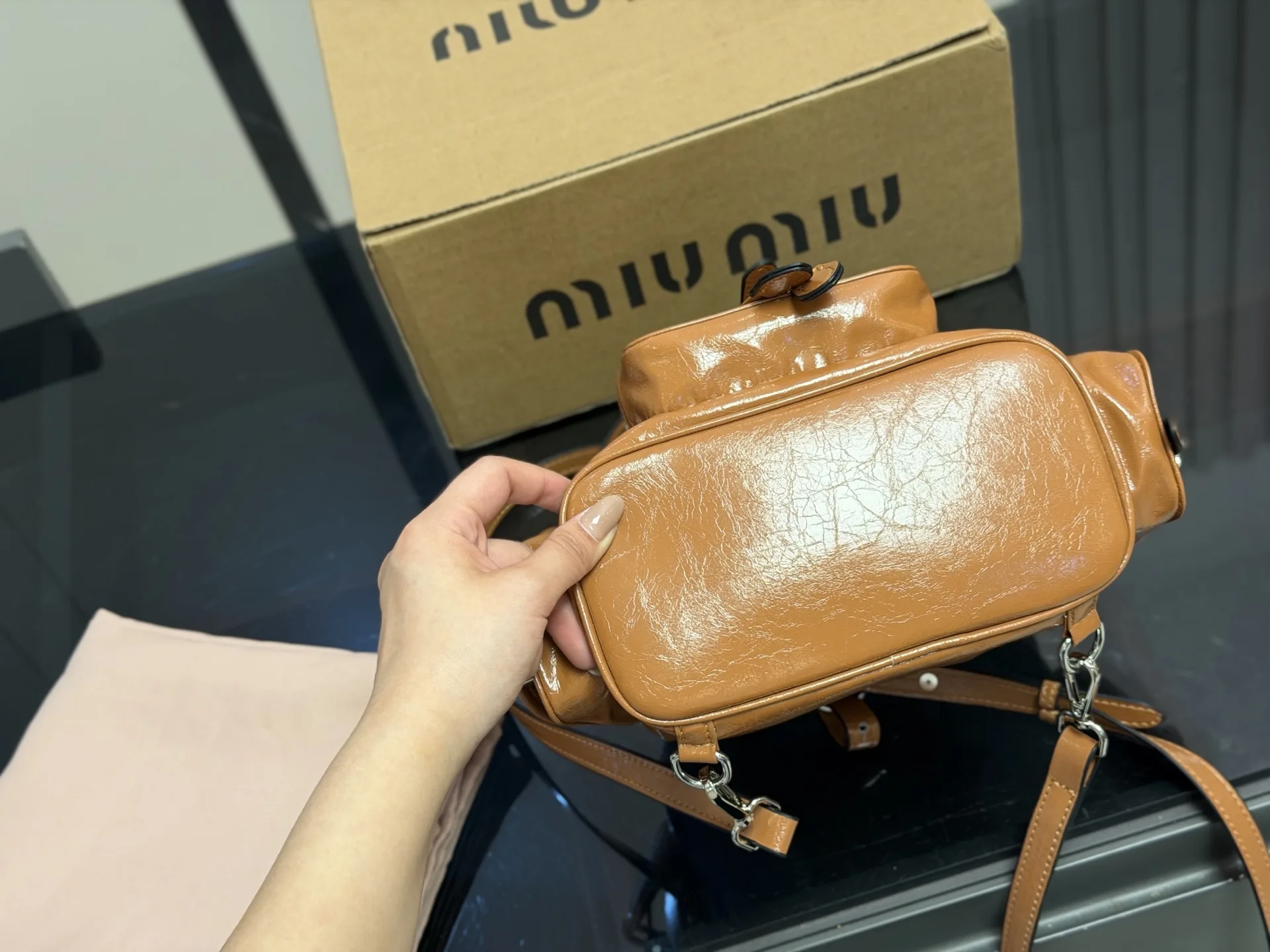 Miu Miu SS25 Mini Backpack D37016498 — view 8