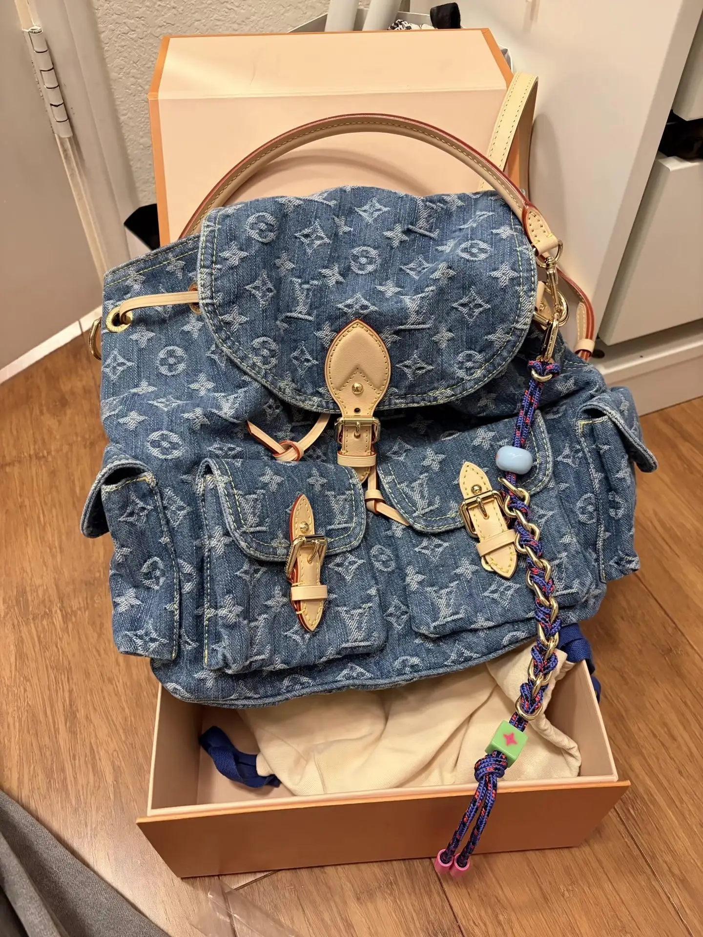 Louis Vuitton Monogram Denim Backpack D46016141