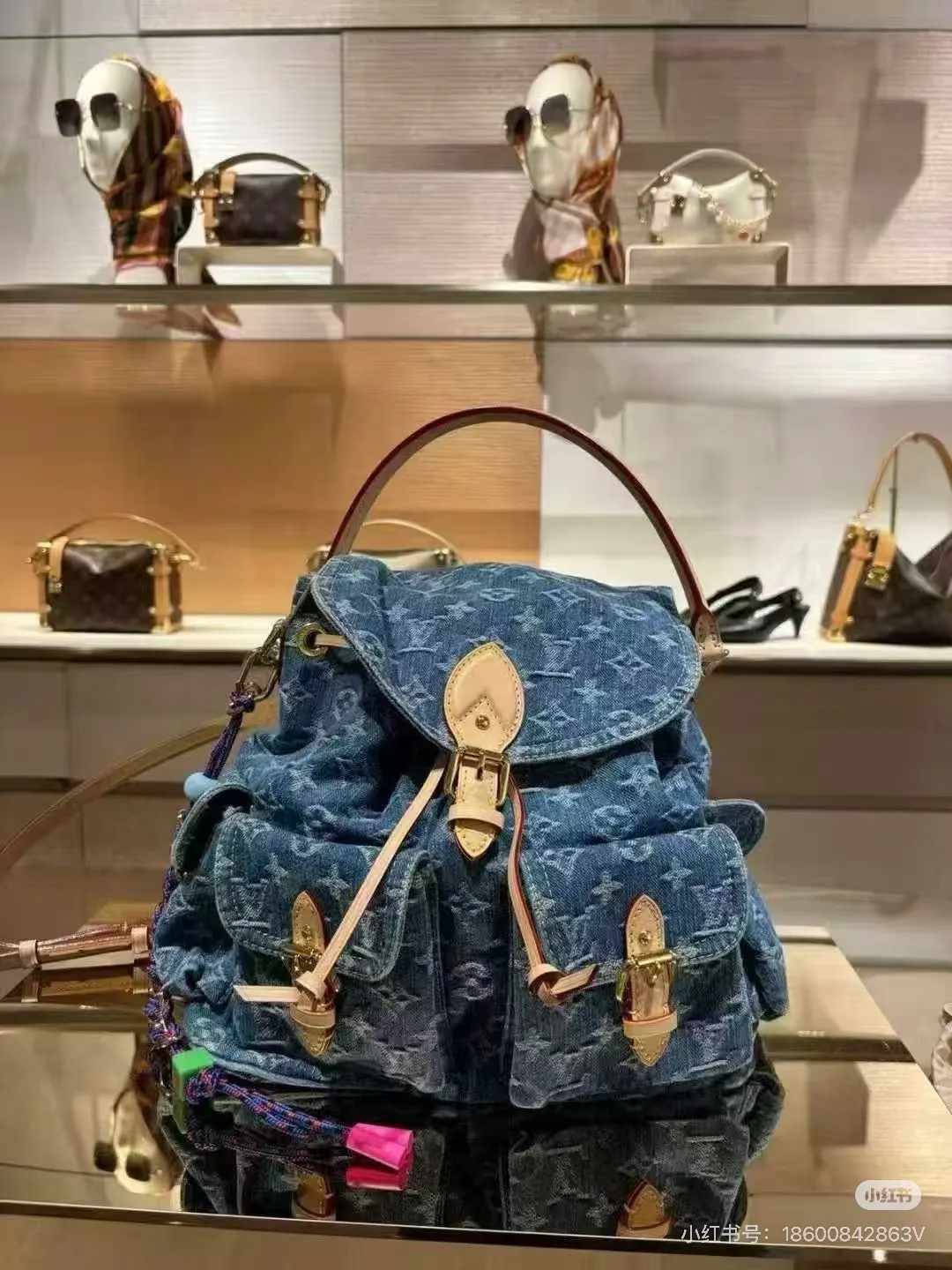 Louis Vuitton Monogram Denim Backpack D46016141 — view 2