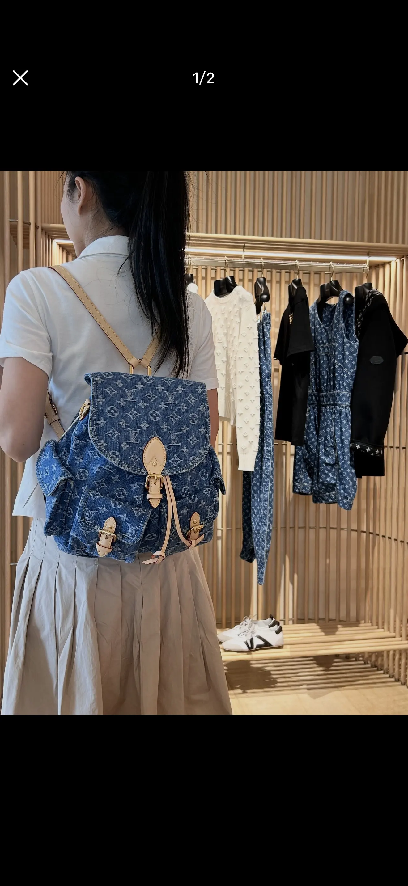 Louis Vuitton Monogram Denim Backpack D46016141 — view 4