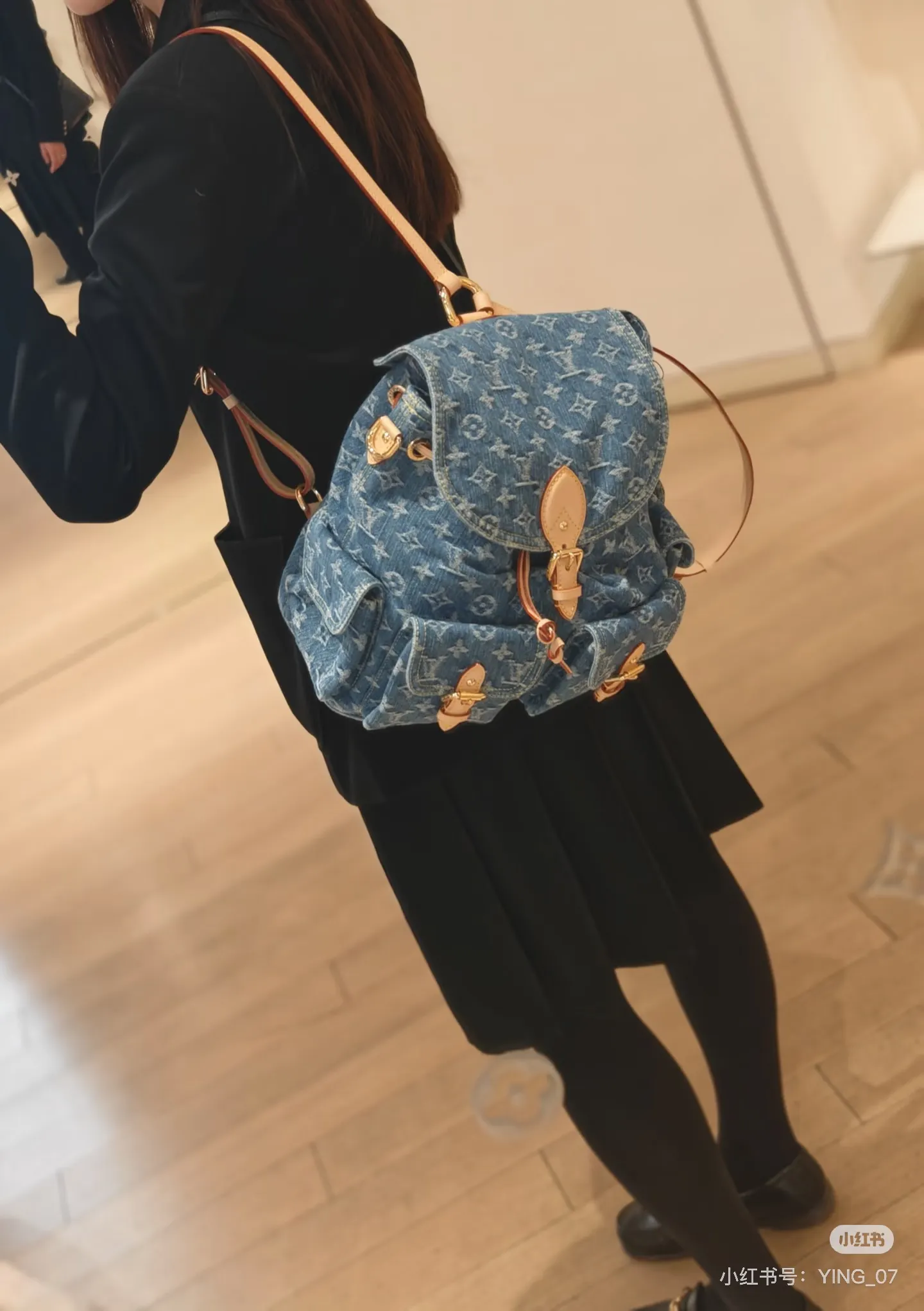 Louis Vuitton Monogram Denim Backpack D46016141 — view 5
