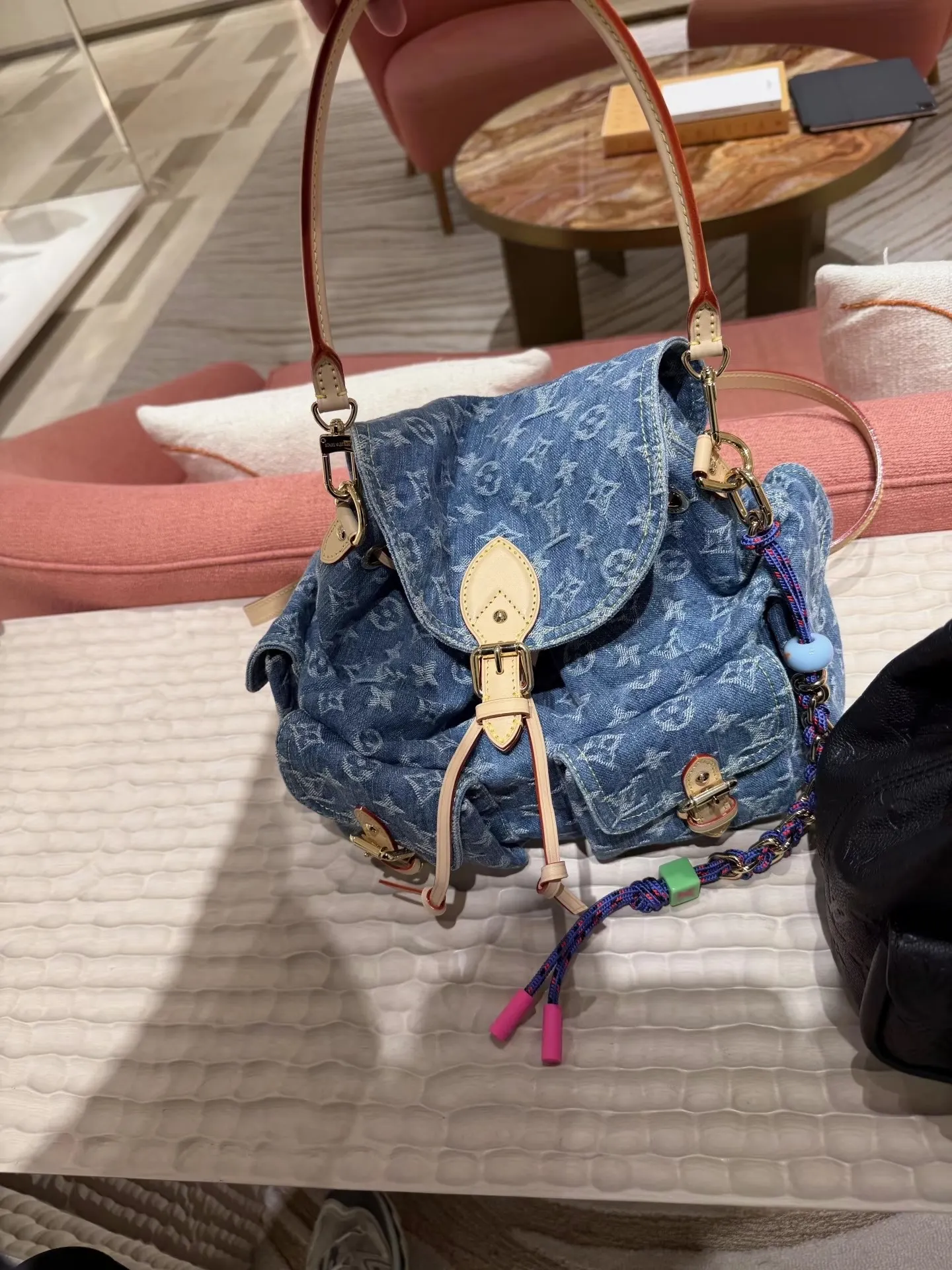 Louis Vuitton Monogram Denim Backpack D46016141 — view 7