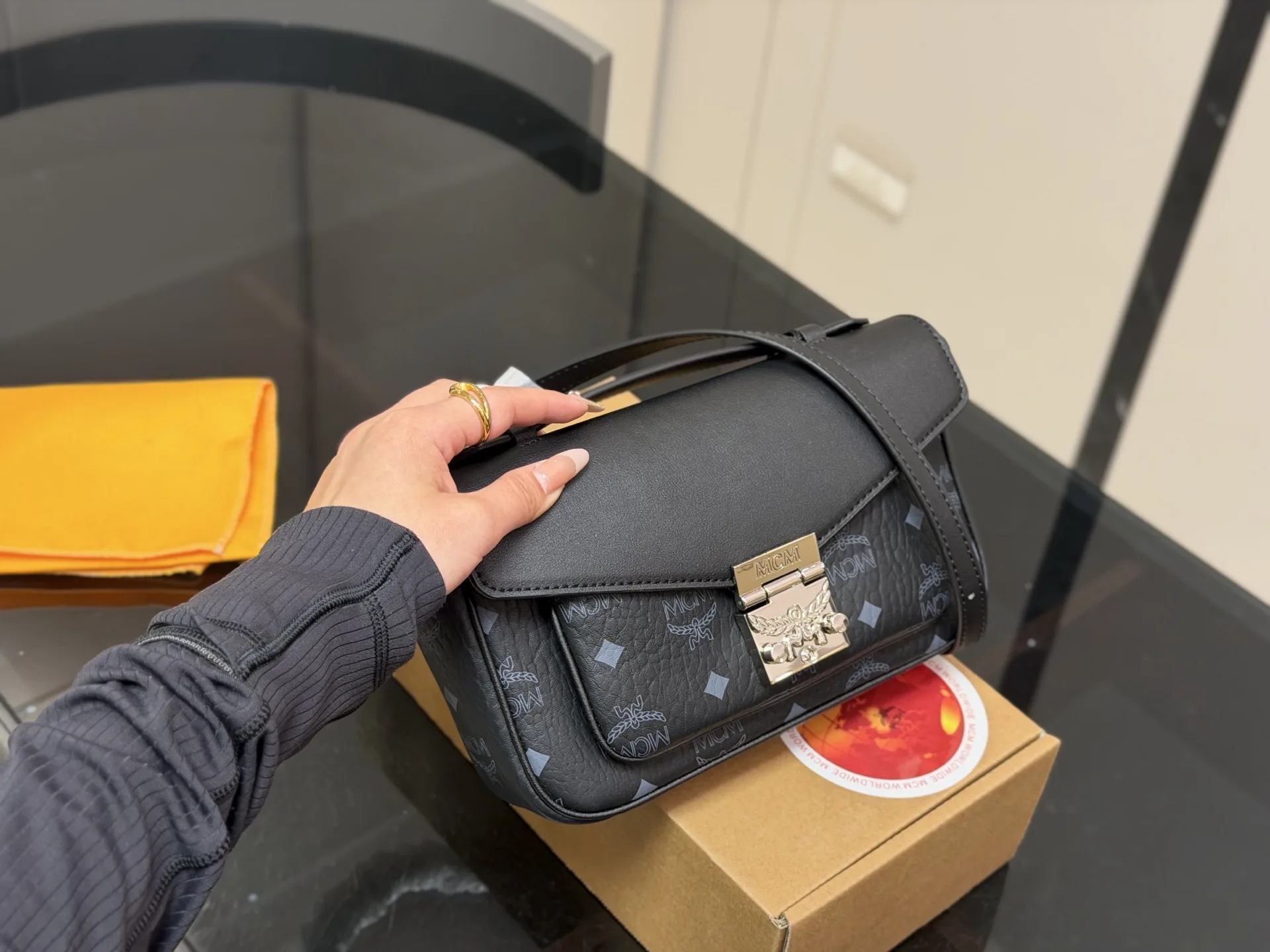 MCM Tracy Visetos Crossbody Bag D28016147 — view 2