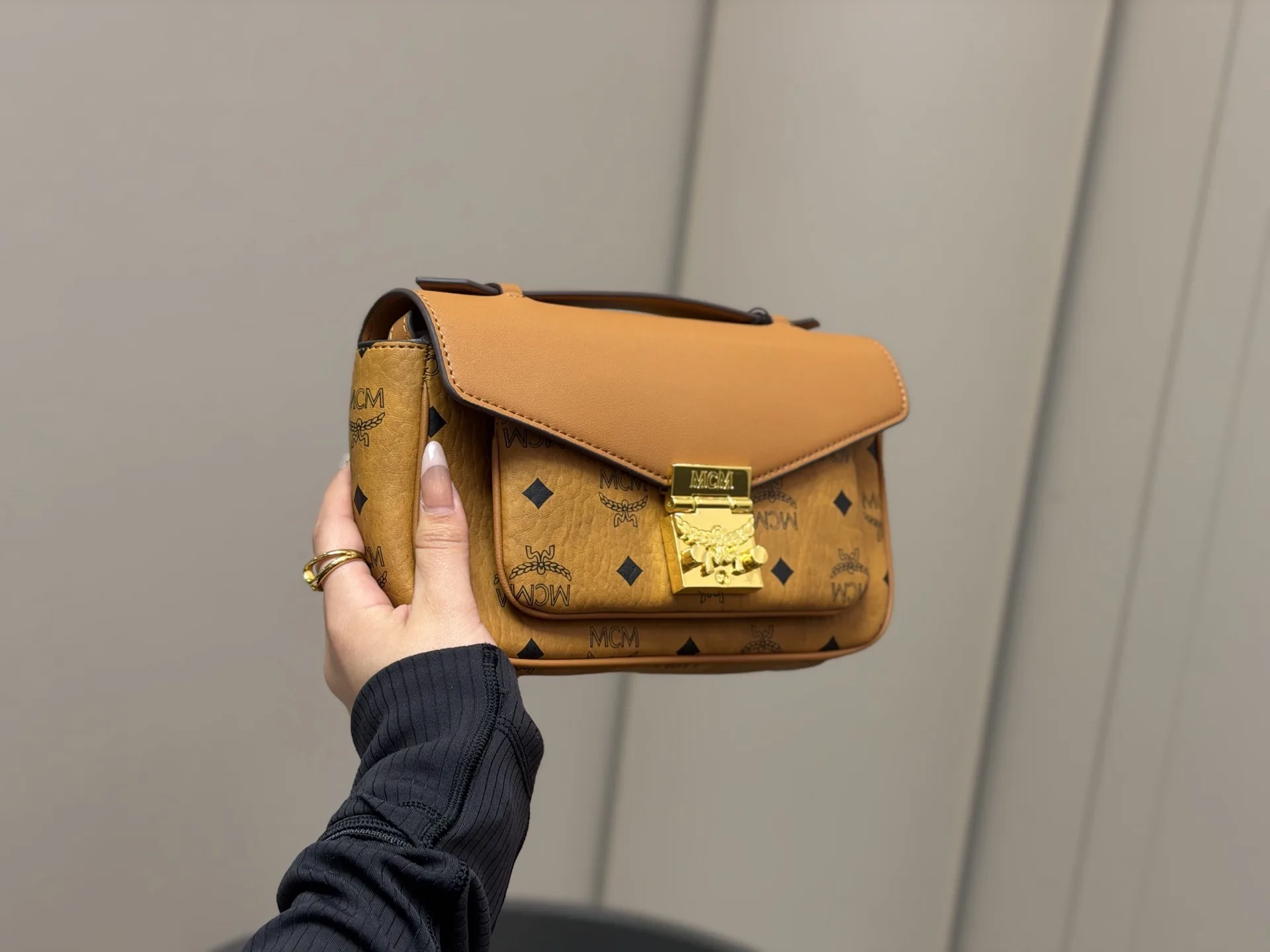 MCM Tracy Visetos Crossbody Bag D28016148 — view 9