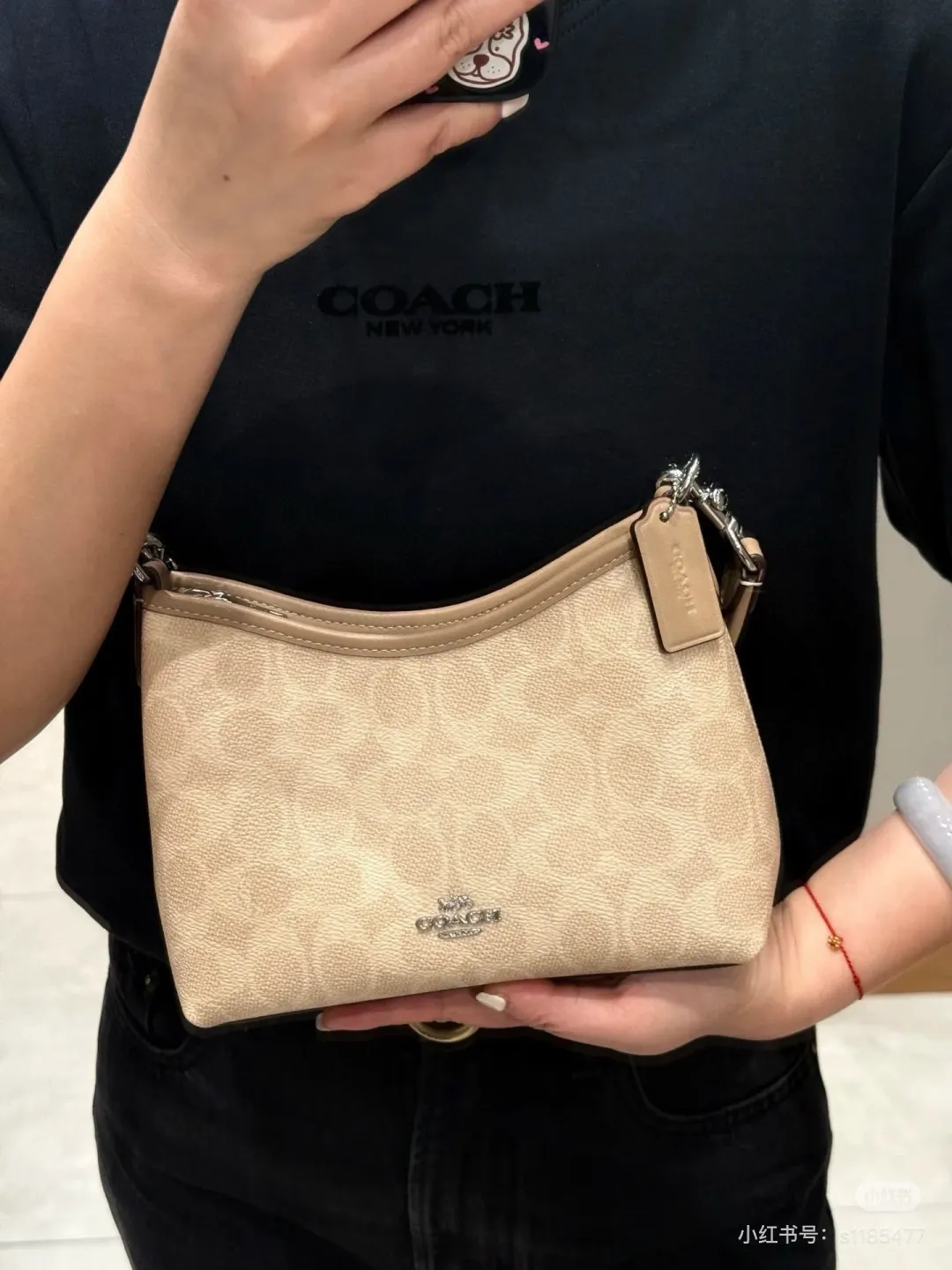 Coach Mini Signature Hobo Bag D27516157 — view 3