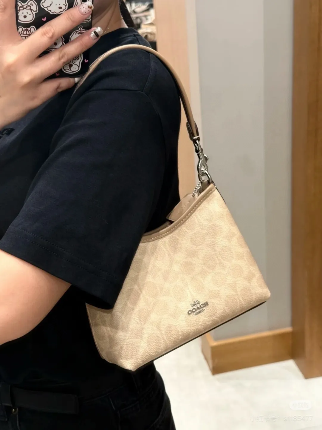 Coach Mini Signature Hobo Bag D27516157 — view 5