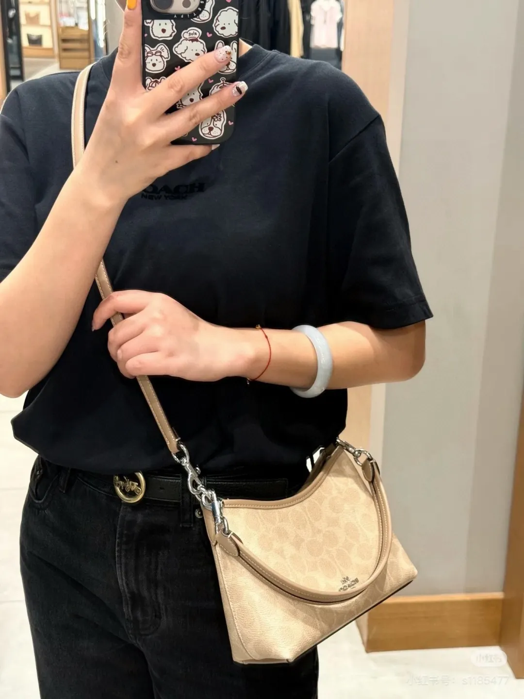 Coach Mini Signature Hobo Bag D27516157 — view 6