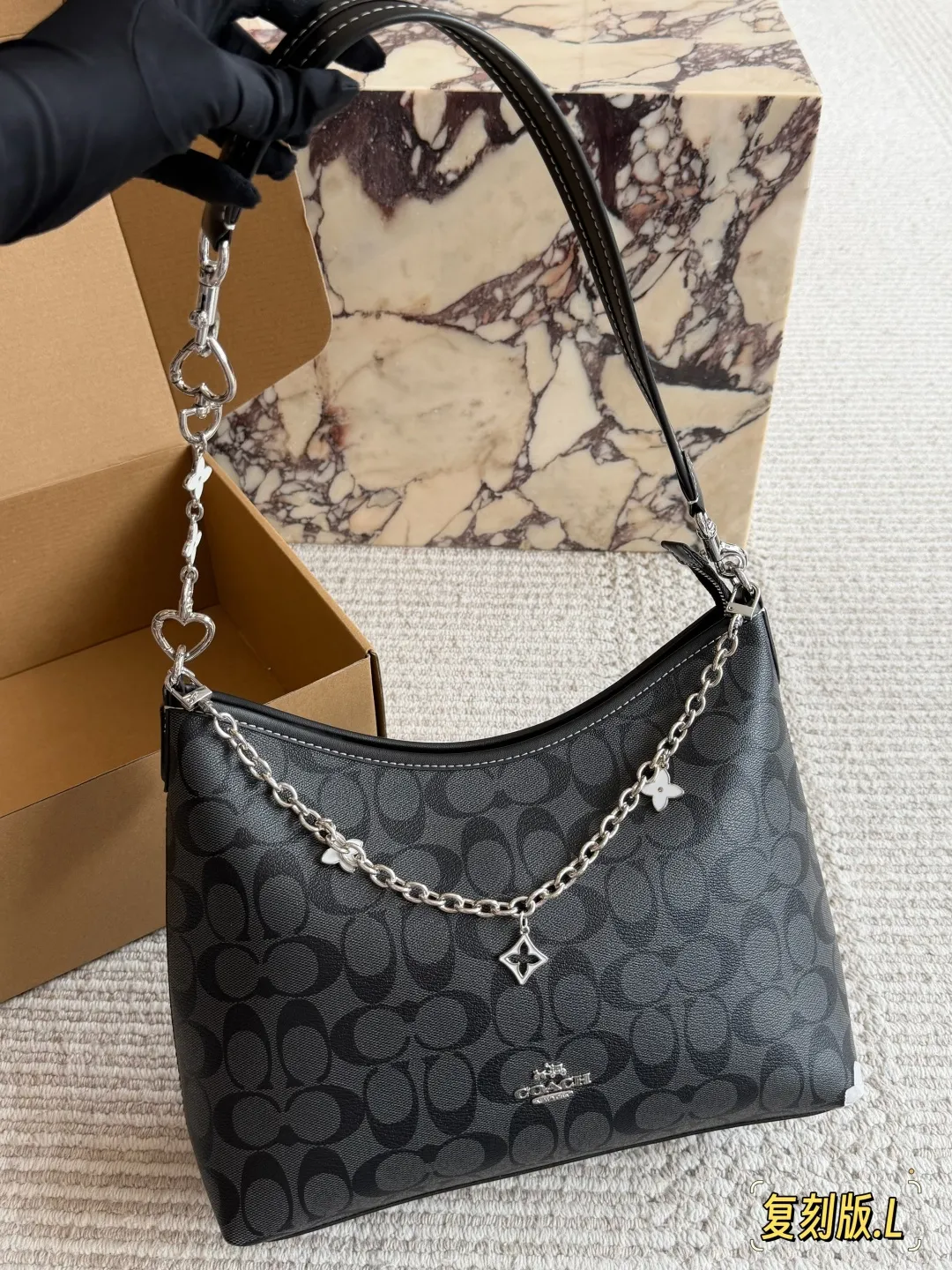Coach Laurel Hobo Shoulder Bag D30016495 — view 9