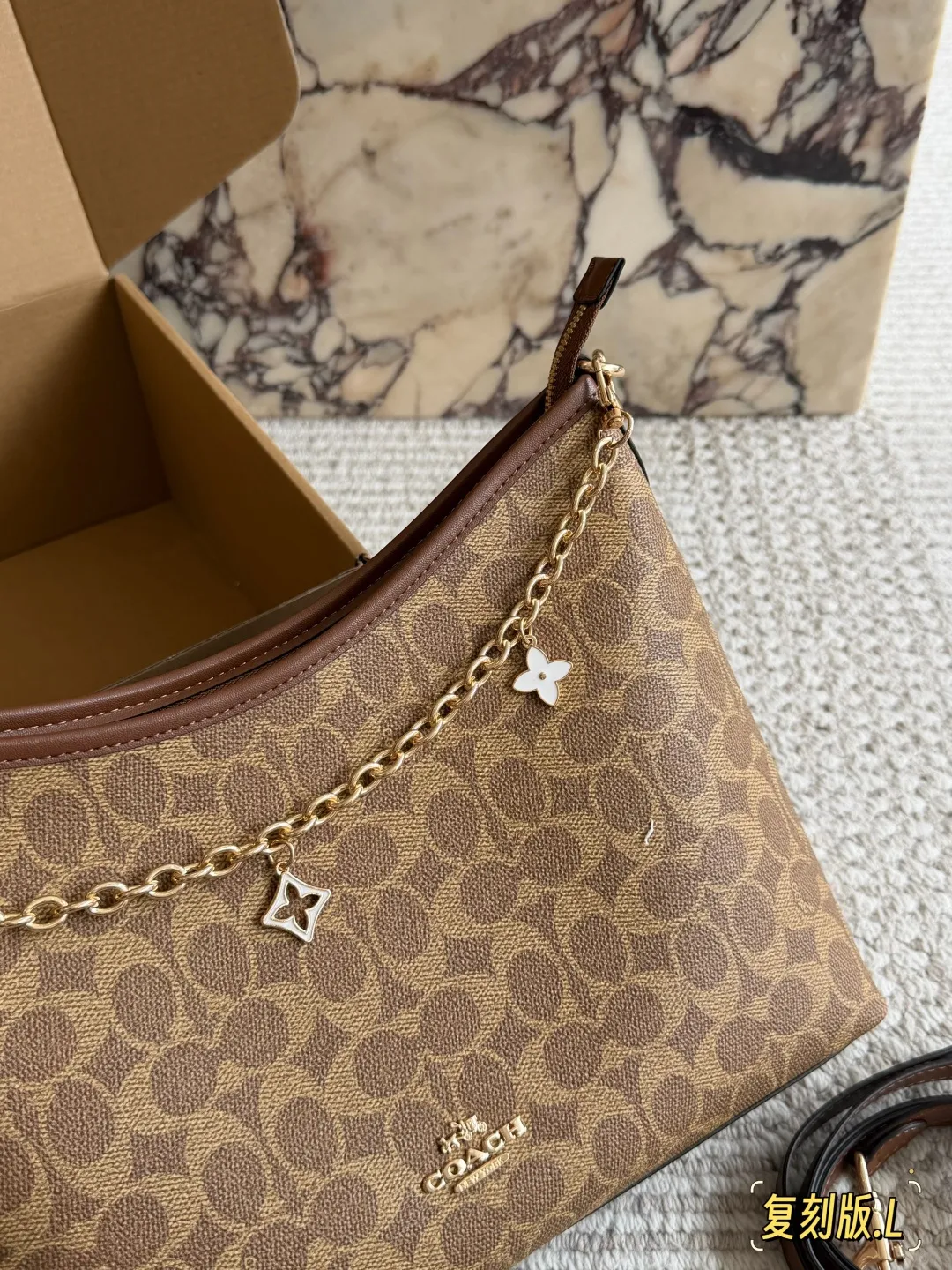Coach Laurel Hobo Bag with Charms D30016161 — view 3