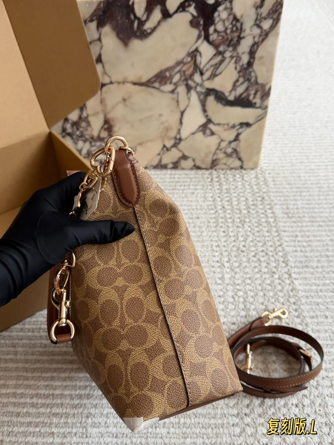 Coach Laurel Hobo Bag with Charms D30016161 — view 4