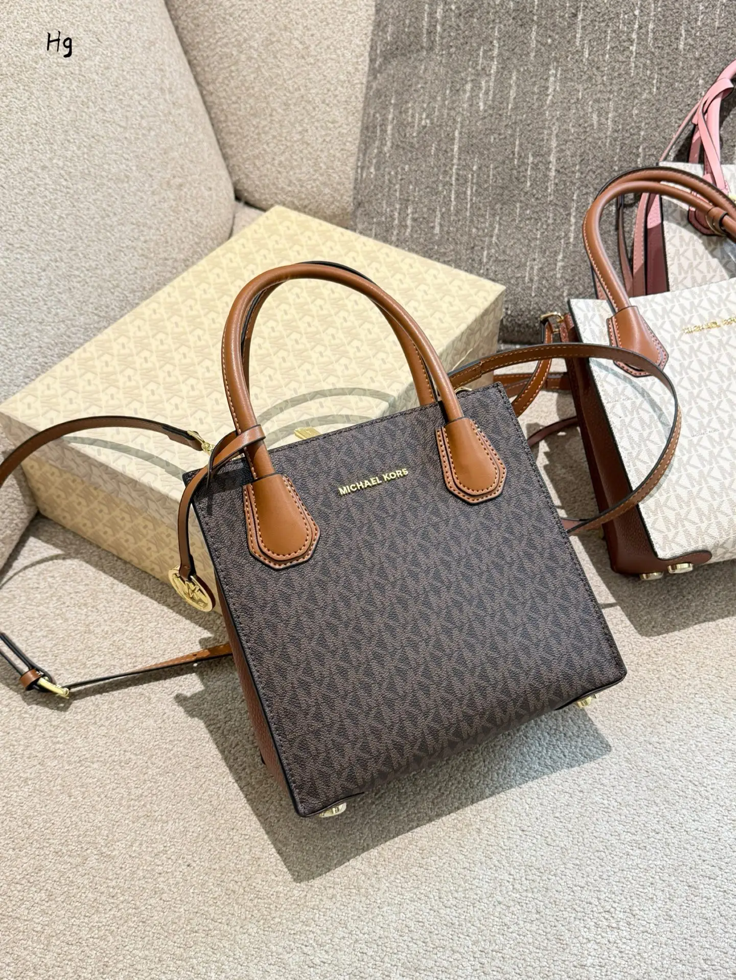 MK Mercer Monogram Canvas Top-Handle Bag D27016162 — view 3