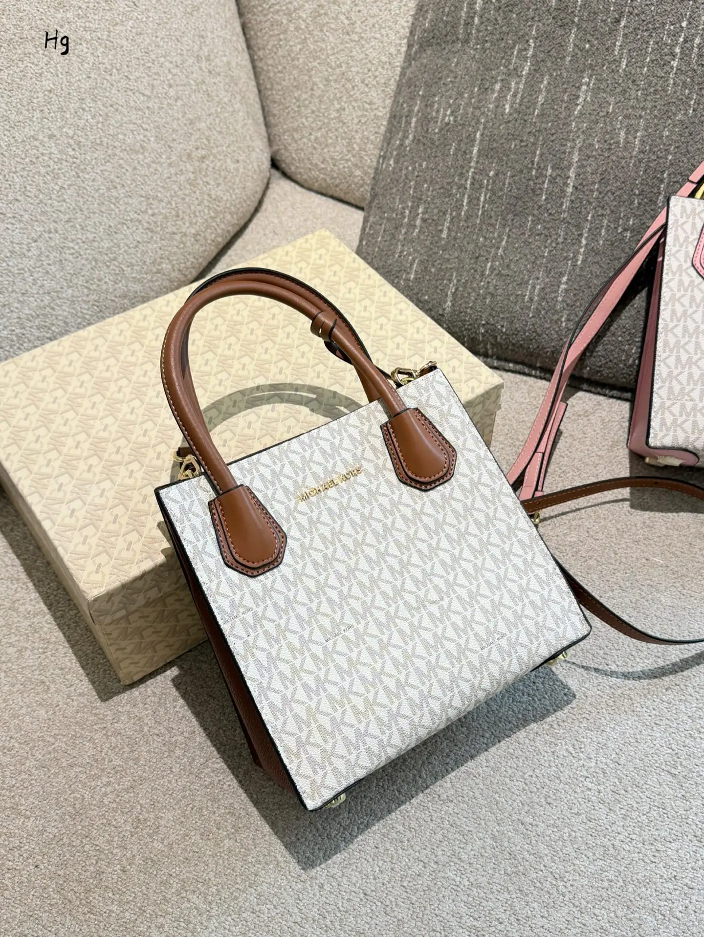 MK Mercer Monogram Canvas Top-Handle Bag D27016162 — view 4